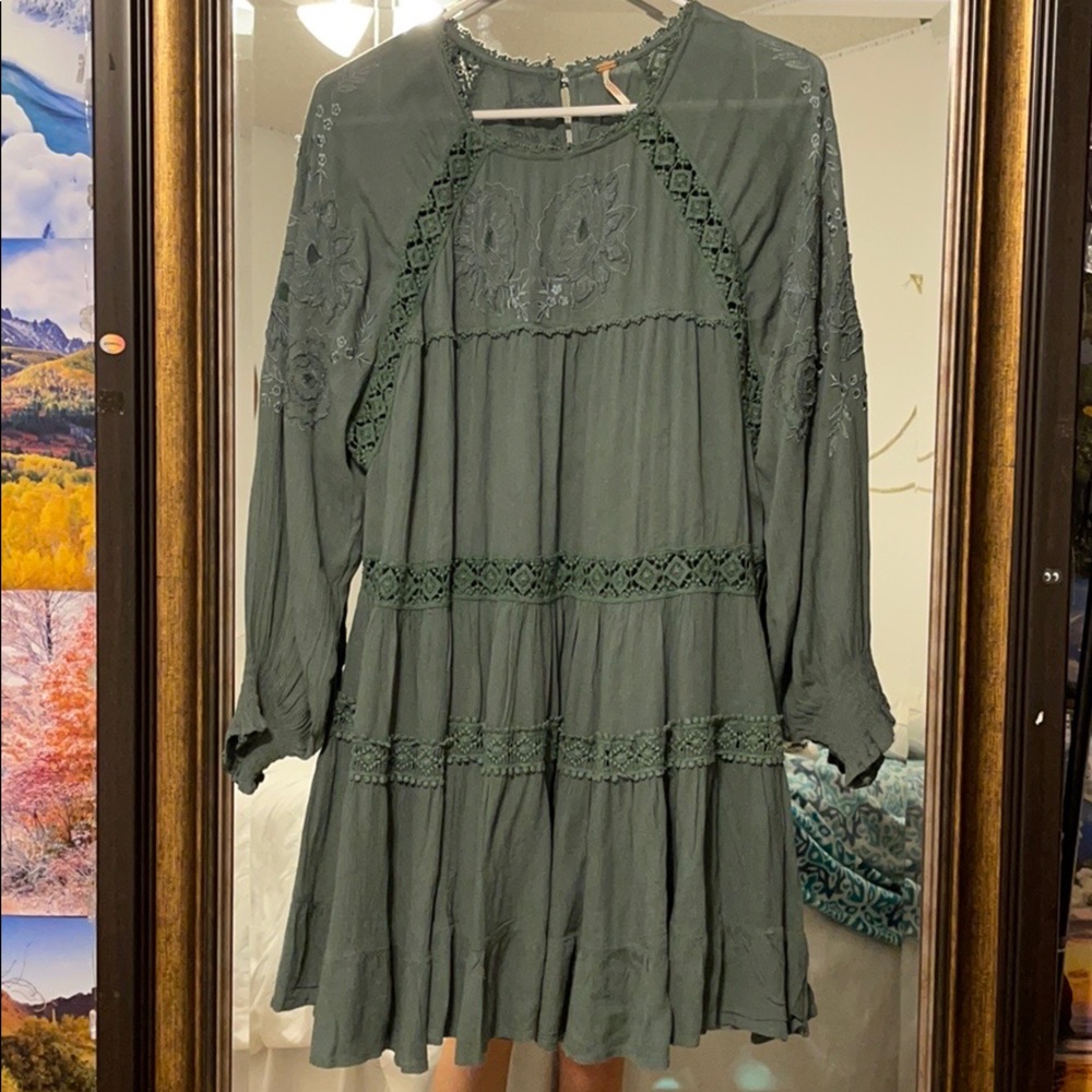 COPY - sage green dolly dress